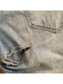 jeans levi's dechiré à réparer