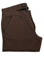 pantalon chino couleur marron pour homme extra grand