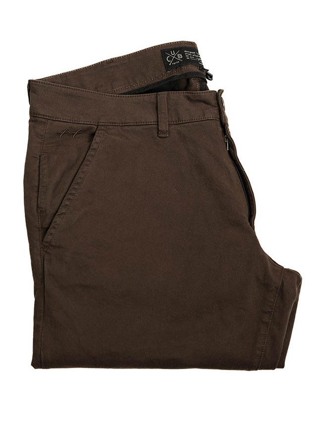 pantalon chino couleur marron pour homme extra grand