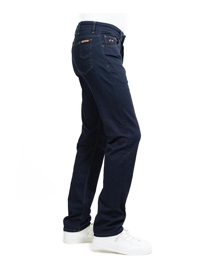 Jean bleu pour homme grand CUBjeans expert L36 coupe droite