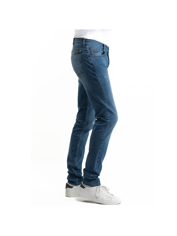 Jean Kangol Homme Délavé Bleu - Taille 36/32, Coupe Fuselée, Occasion En Très Bon état