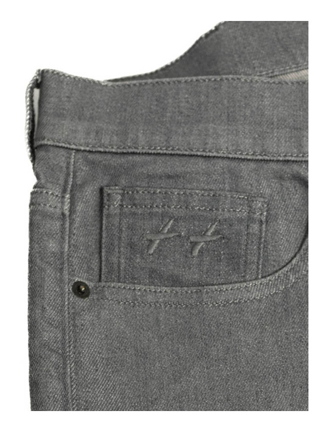 jean en denim gris pour les hommes grands, longueur 36