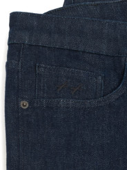 jean coupe droite denim indigo bleu