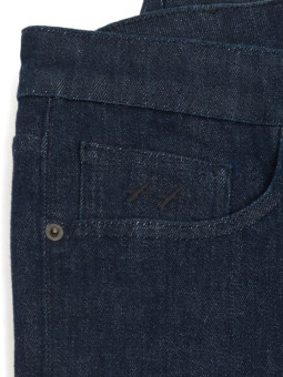 jean coupe droite denim indigo bleu