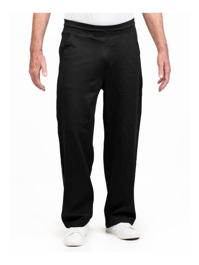 pantalon noir ample et fluide pour homme grand