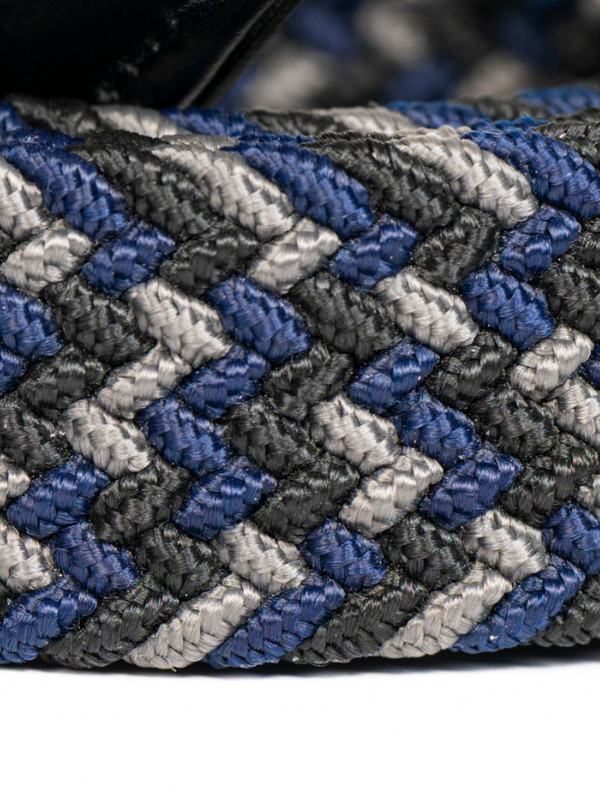 Ceinture Artisanale Marron Avec Détail Tissé | Fantini Pelletteria